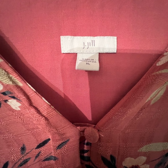 J Jill Women’s Sleeveless Floral Dress Size XL - Picture 2 of 9